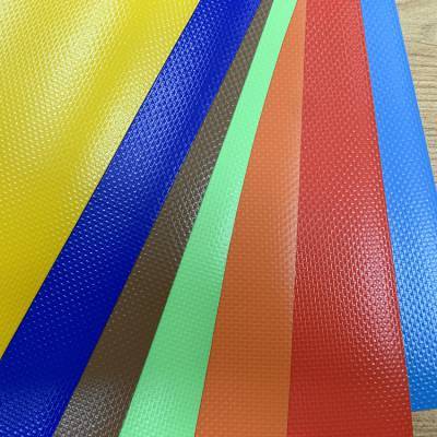 pvc夹网布定制复合涂层夹网布料箱包篷布材料厂家